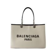 Balenciaga Vintage Pre-owned Tyg balenciaga-vskor Beige, Dam