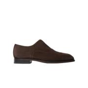 Scarosso Klassisk Brun Mocka Oxford Sko Brown, Herr