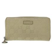 Gucci Vintage Pre-owned Canvas plnbcker Beige, Dam