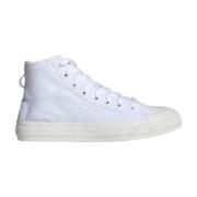 Adidas Höga canvas sneakers White, Unisex