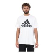 Adidas Performance Vit T-shirt med Logotryck White, Herr
