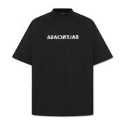 Balenciaga T-shirt med logotyp Black, Herr