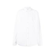 Balenciaga Cocoon Fit Poplin Skjorta White, Dam