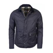 Barbour Blå Reelin Vaxjacka Blue, Herr