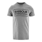 Barbour Bomull Kortärmad T-shirt Gray, Herr
