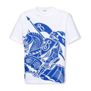 Burberry Tryckt T-shirt White, Herr