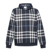 Burberry Checked hoodie Blue, Herr