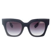 Burberry Modiga fyrkantiga solglasögon Black, Dam