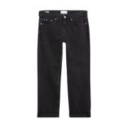 Calvin Klein Snygga Denim Jeans för Män Black, Herr