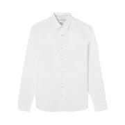 Calvin Klein Stilig Skjorta för Män White, Herr