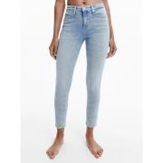 Calvin Klein Stiliga Slim-fit Jeans för Kvinnor Blue, Dam