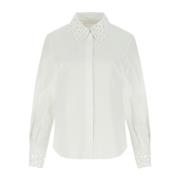 Chloé Stilfull Skjorta för Alla Tillfällen White, Dam