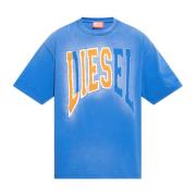 Diesel ‘T-Wash-N’ T-shirt Blue, Herr