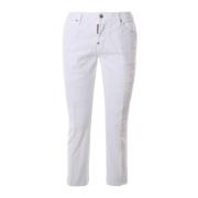 Dsquared2 Slim-fit Vita Jeans för Män White, Herr
