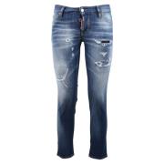 Dsquared2 Slim-fit Jeans för kvinnor Blue, Dam