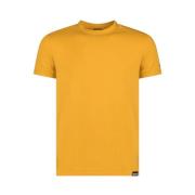 Dsquared2 Lyxig Bomull T-Shirt Kollektion Yellow, Herr