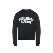 Dsquared2 Sart Logo Sweatshirt med Italienskt Tyg Black, Herr