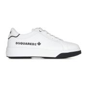 Dsquared2 Vita Sneakers för Män Aw23 White, Herr