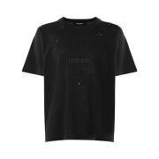 Dsquared2 Stilren Svart T-shirt med Logodetalj Black, Herr