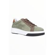 Dsquared2 Premium Nabuk Bottalato Sneakers Green, Herr