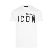 Dsquared2 Icon Cool T-Shirt White, Herr