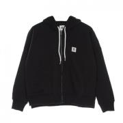 Element Zip Hoodie - Streetwear Style Black, Dam
