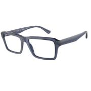 Emporio Armani Designer Glasögon Ea3206-5072-C.56 Black, Unisex