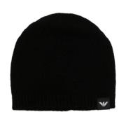 Emporio Armani Svart Hatt med Stil 627987-cc987 Black, Unisex