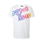 Emporio Armani Halvlångärmad T-shirt White, Herr