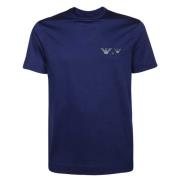 Emporio Armani Bomull T-shirt 6K1T90 1Jsaz - 0938 Blue, Herr