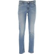 Emporio Armani Slim-fit Denim Jeans för Kvinnor Blue, Dam