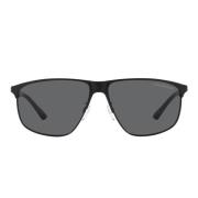 Emporio Armani Sport Aluminium Solglasögon Ea2094 300187 Black, Unisex