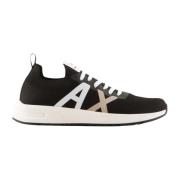 Emporio Armani Svarta Sneakers Black, Herr