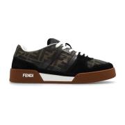 Fendi Sneakers med logotyp Black, Dam