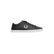 Fred Perry Baseline Läder Sneakers Black, Herr