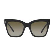 Giorgio Armani Moderna fyrkantiga solglasögon Black, Unisex