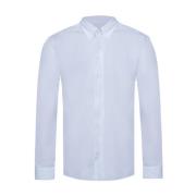 Giorgio Armani Shirt with snap collar Blue, Herr