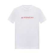 Givenchy Tryckt T-shirt White, Herr