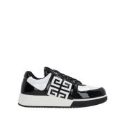 Givenchy Svarta 4G Präglade Lädersneakers Black, Herr