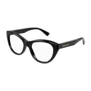 Gucci Eleganta Gg1172O Glasögon i Svart Transparent Black, Unisex