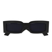 Gucci Minimalistiska solglasögon Gg1425S 001 Black, Dam