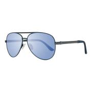 Guess Blå Aviator Solglasögon Blue, Herr