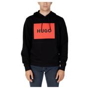 Hugo Boss Hoodies Black, Herr