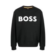 Hugo Boss Stilren Sweatshirt Uppgradering Black, Herr