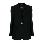 John Richmond Enknäppt Blazer Black, Dam