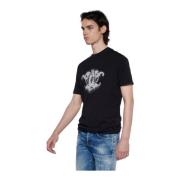 John Richmond Grafiskt Logotyp T-Shirt Black, Herr