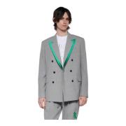 John Richmond Dubbelknäppt Blazer Gray, Herr