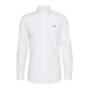 Lacoste Slim Fit Skjorta Ch5620 White, Herr