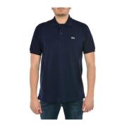 Lacoste Blå Regular Fit Polo Shirt för Män Blue, Herr