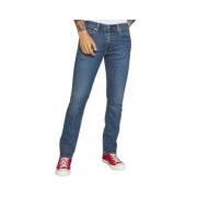 Levi's Slim-fit Jeans Uppgradera Modern Stil Blue, Herr